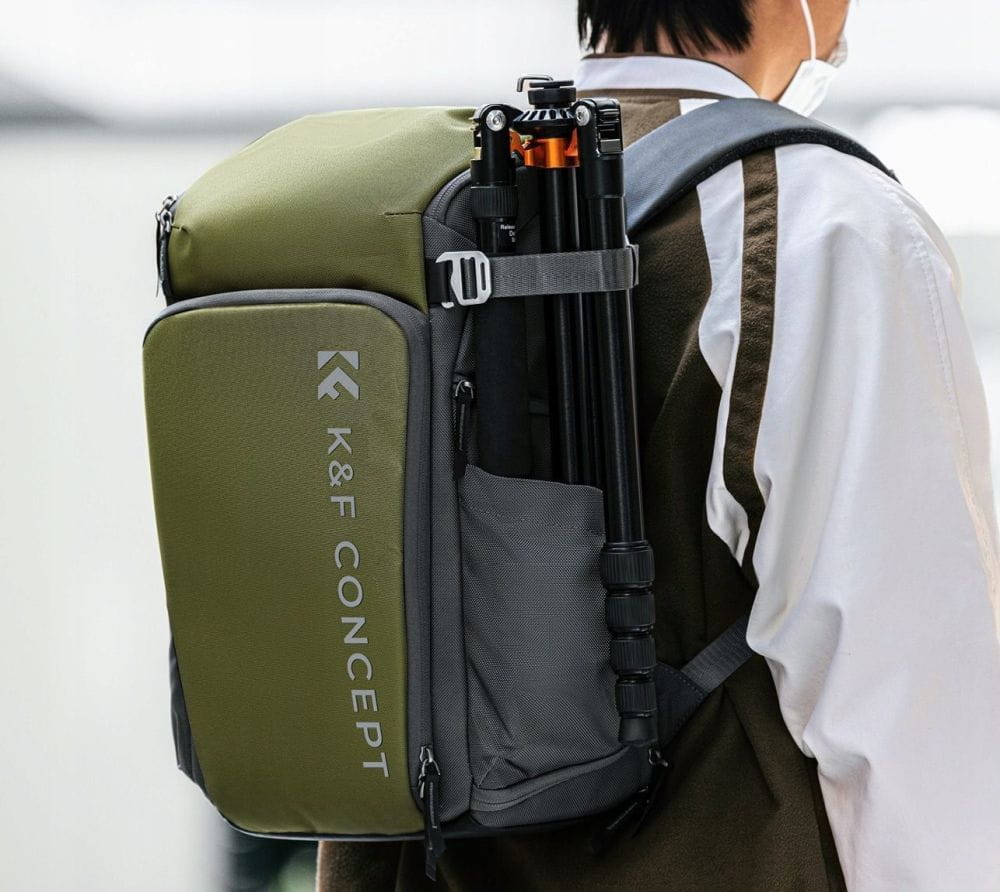 plecak fotograficzny k&f concept zielony 25l