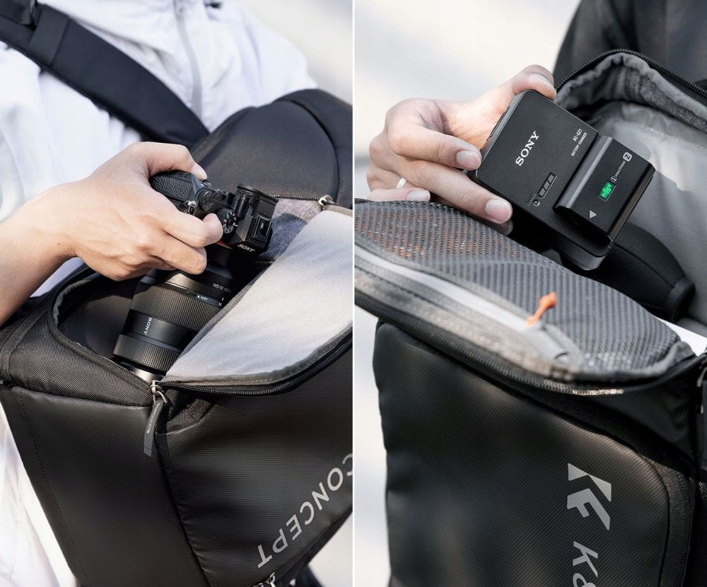 plecak fotograficzny k&f concept czarny 25l