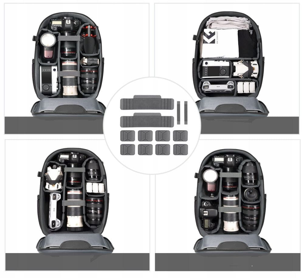 plecak fotograficzny k&f concept 22l czarny