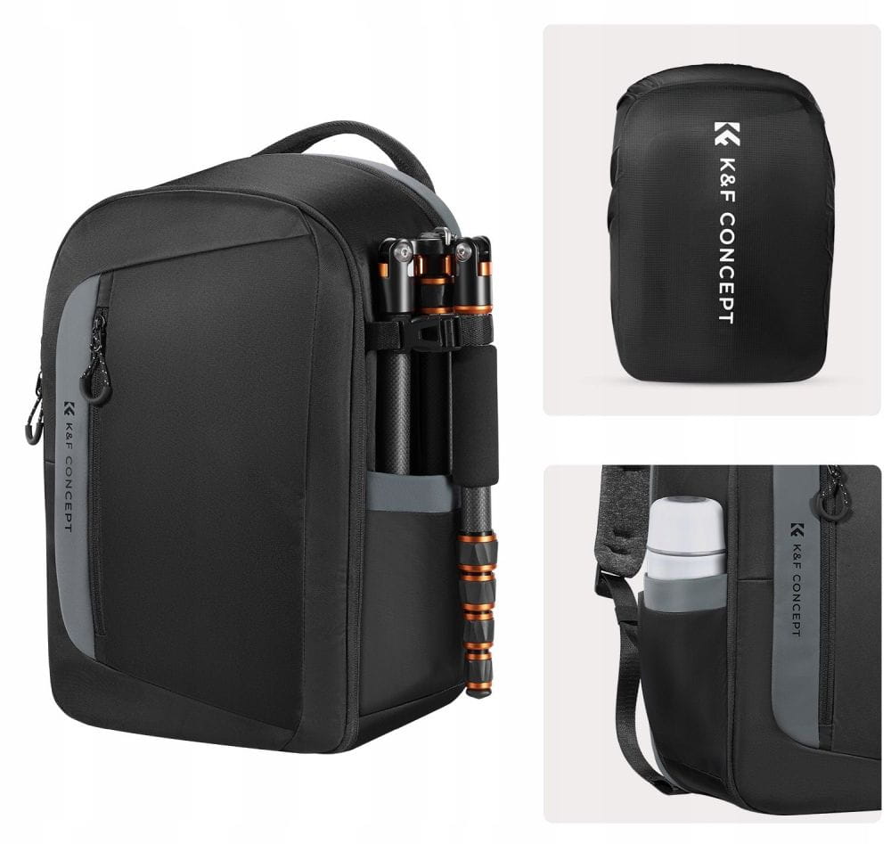 plecak fotograficzny k&f concept 22l czarny