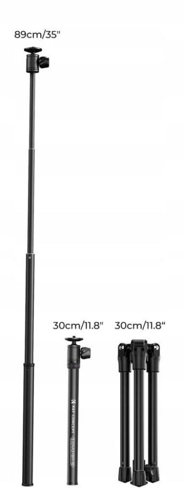 statyw fotograficzny 30-170 cm k&f concept + pilot do telefonu