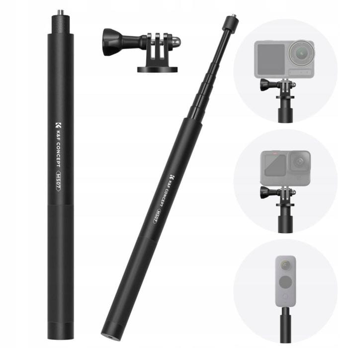 monopod/selfie stick k&f concept do gopro sjcam xiaomi dji insta360