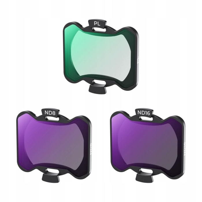 zestaw trzech sztuk filtrów szarych polaryzacyjnych k&f concept do dji avata 2