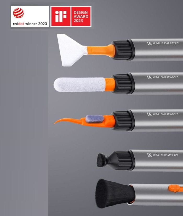 zestaw pióro do czyszczenia matrycy aps-c optyki k&f concept