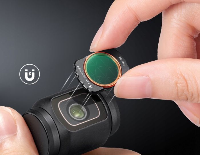 filtr magnetyczny gwiazdka k&f concept do dji osmo pocket 3