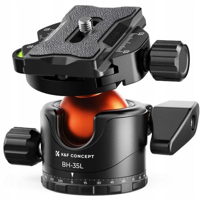 głowica kulowa panoramiczna 3d 15kg k&f concept