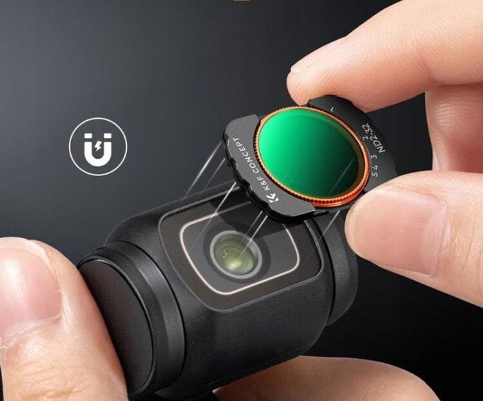 filtr k&f concept szary regulowany nd2-nd32 do dji osmo pocket 3