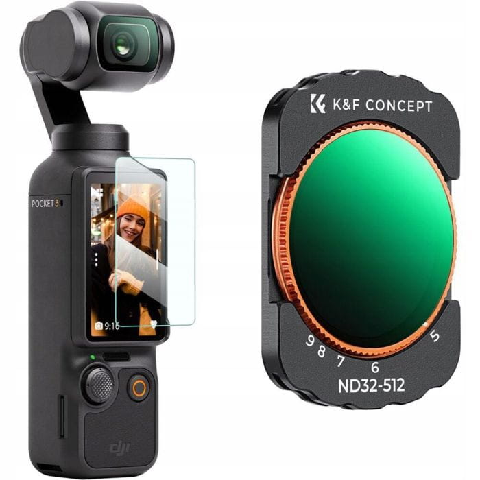 filtr k&f concept nd szary regulowany nd32-nd512 do dji osmo pocket 3