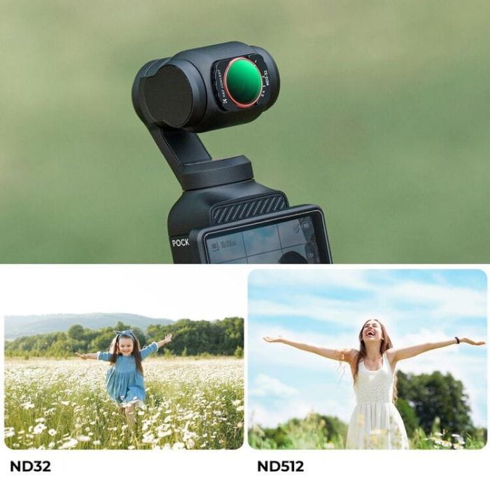 filtr k&f concept nd szary regulowany nd32-nd512 do dji osmo pocket 3