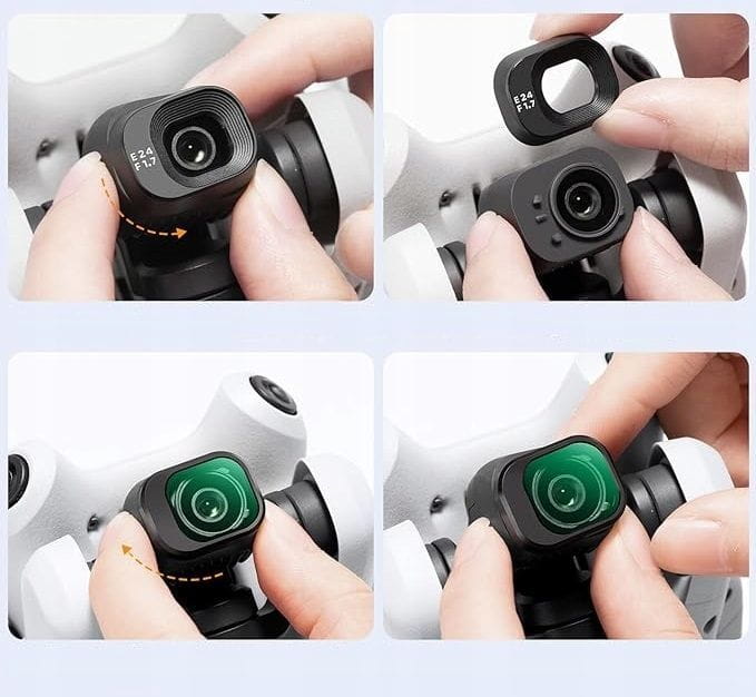 filtr ochronny k&f concept ultrafioletowy do drona dji mini 4 pro