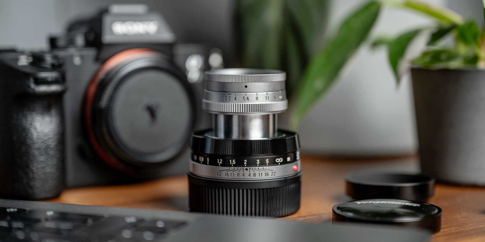 voigtlander apo lanthar i 50 mm f/3,5 do leica m - srebrny