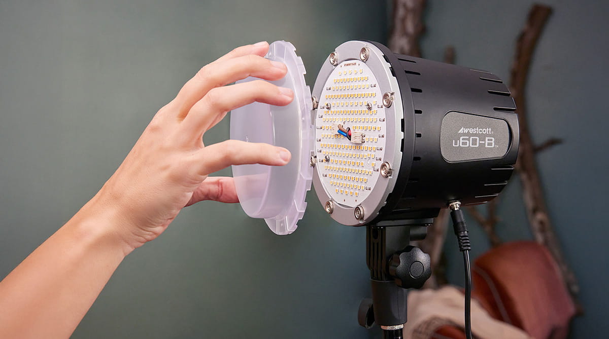 westcott lampa led u60-b bi-color 60w 2x softbox kit