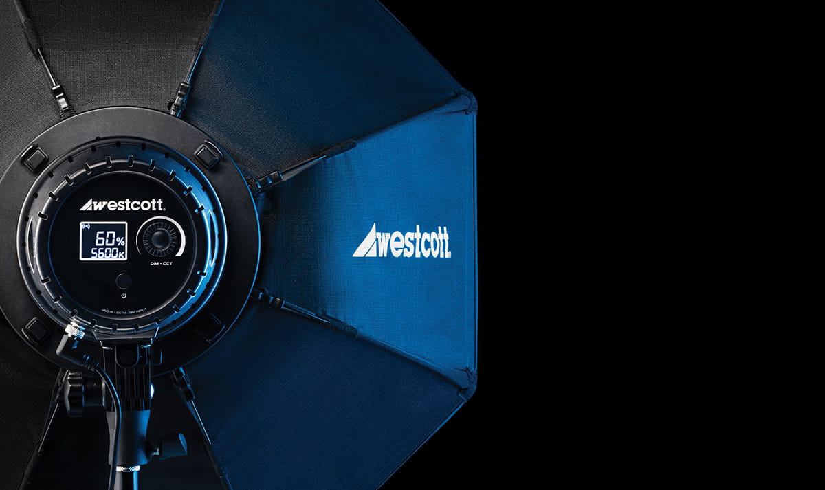 westcott lampa led u60-b bi-color 60w 2x softbox kit