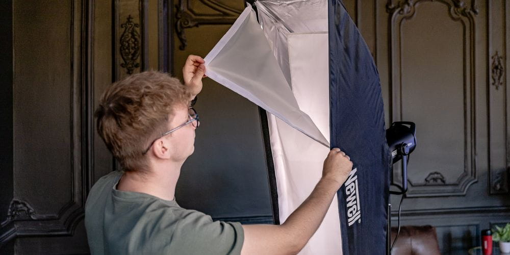 softbox prostokątny newell 35 x 140 cm