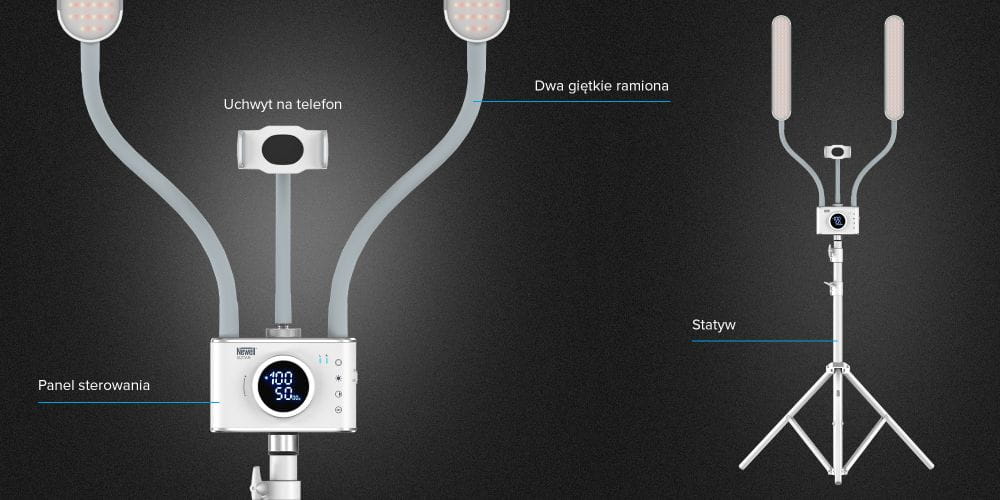 lampa led newell isztar