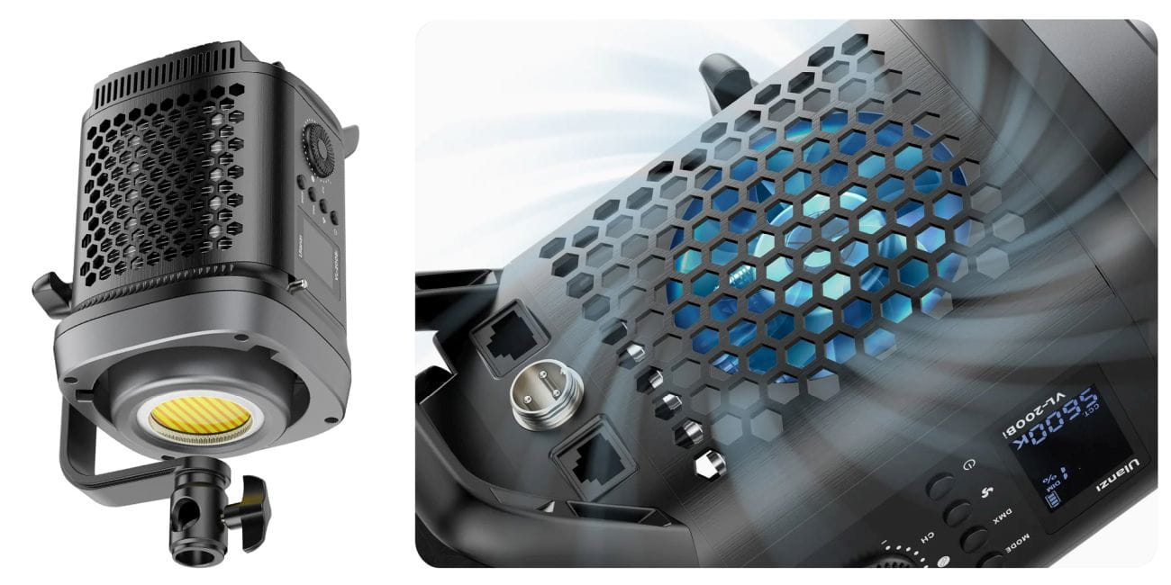 lampa led ulanzi 200w - wb (2700 k - 6500 k)