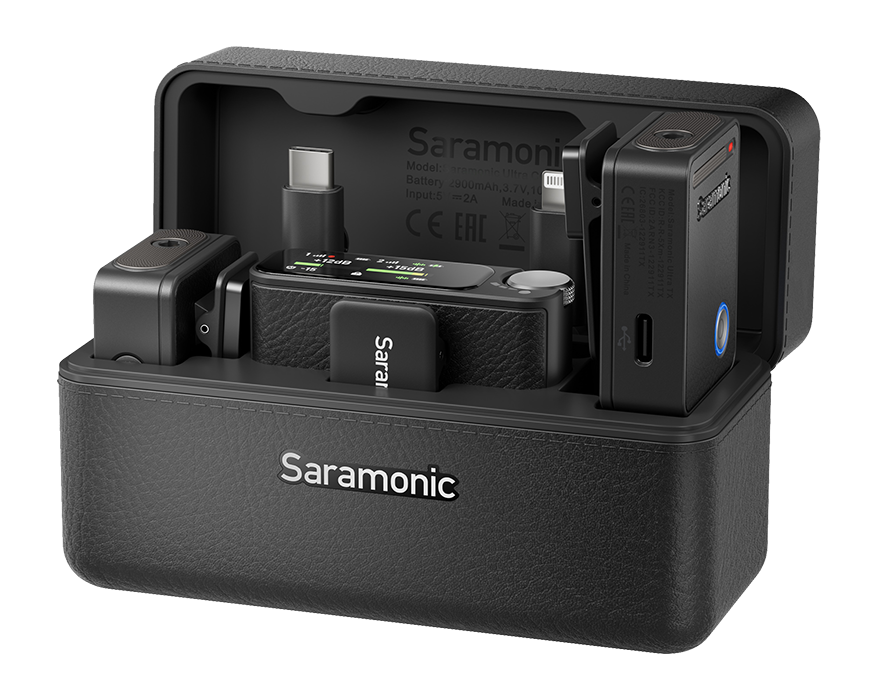 zestaw bezprzewodowej transmisji dźwięku saramonic ultra 01