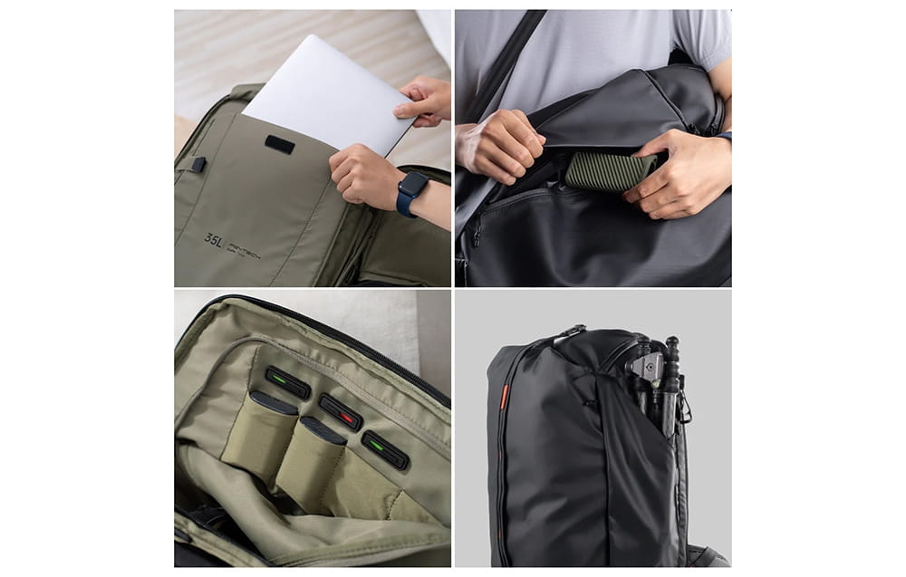 plecak podróżny pgytech onemo 35l (oliwkowy)