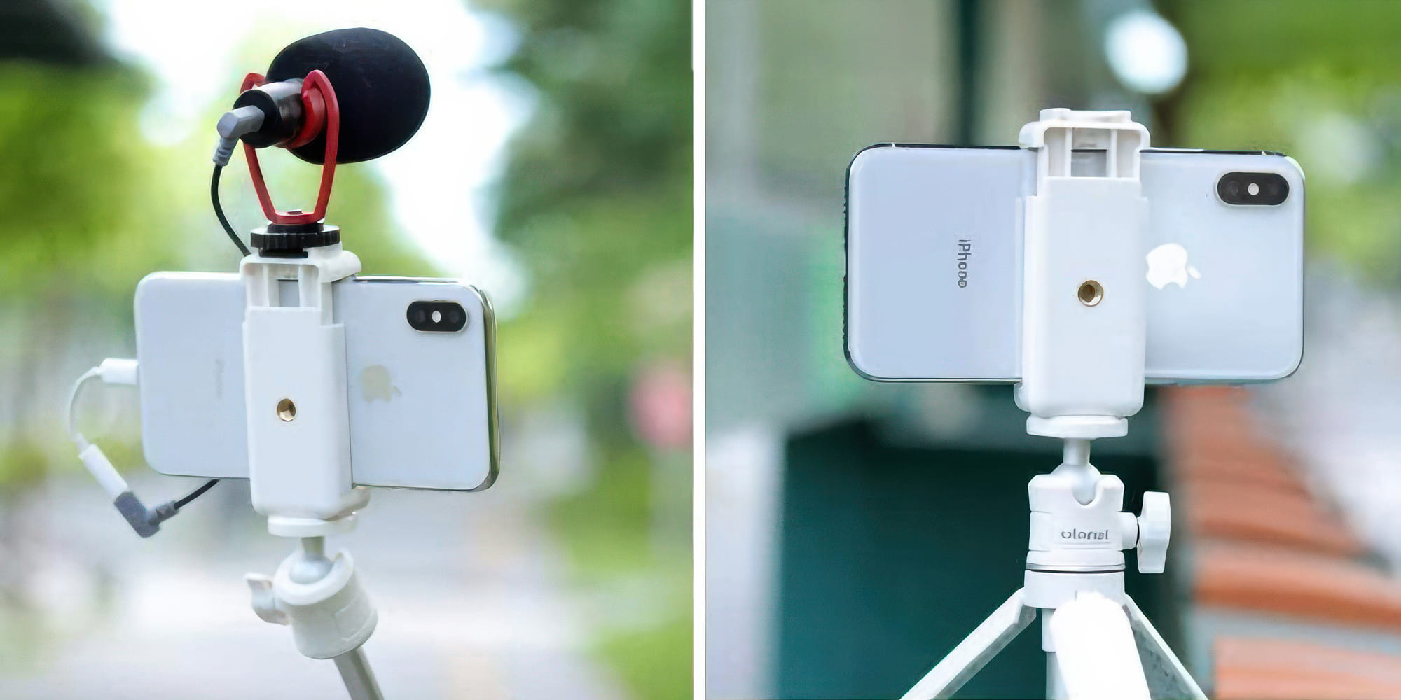 uchwyt do smartfona ulanzi st-07 - biały