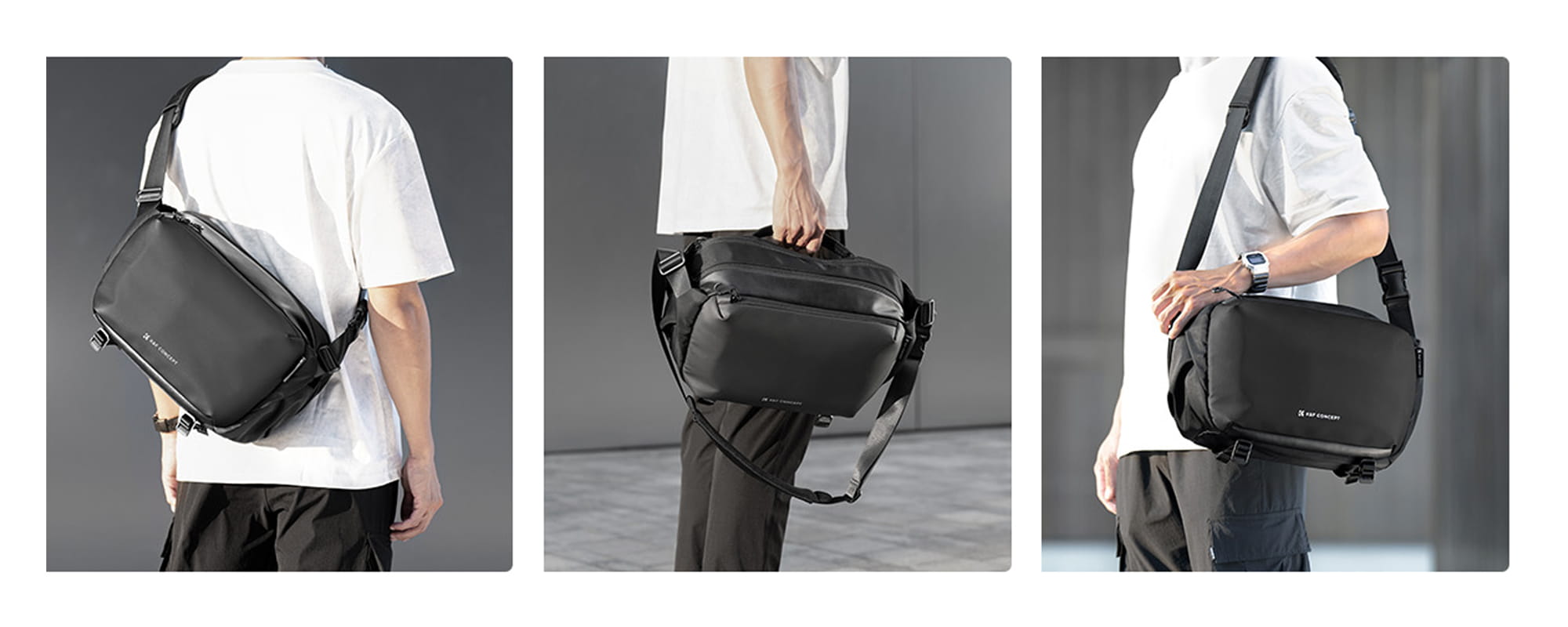 torba k&f concept urban wander sling 12 l - czarna