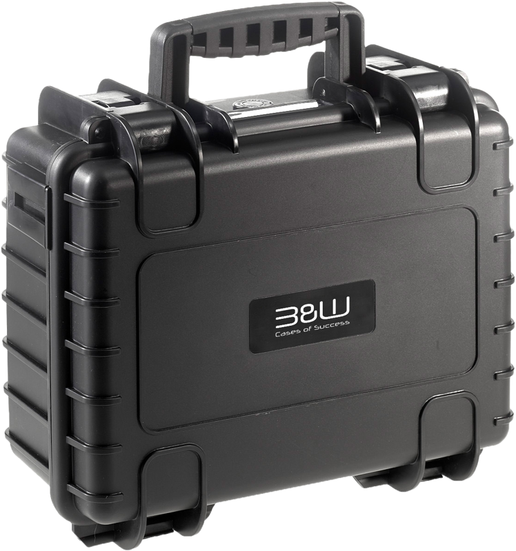 walizka b&w outdoor cases typ 3000 do dji air 3 / dji air 3s czarna