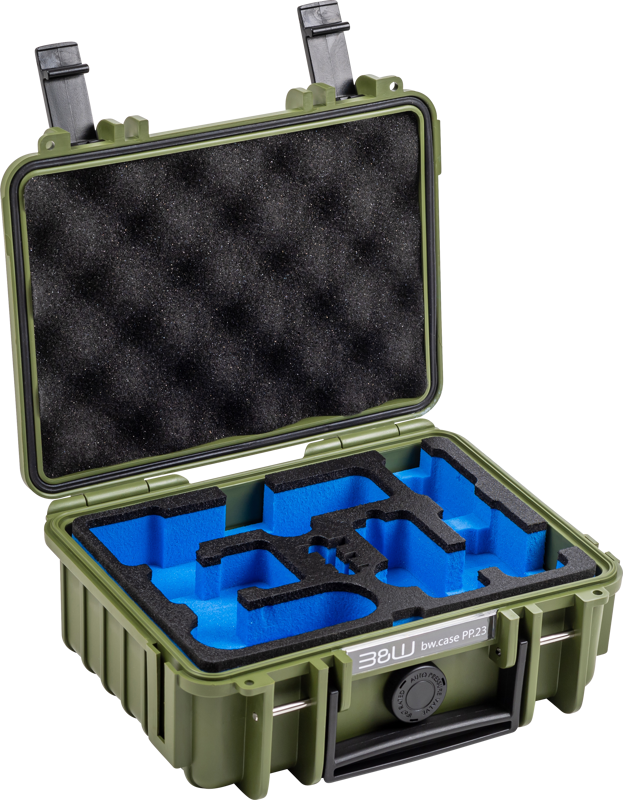 walizka b&w outdoor cases type 500 do dji osmo pocket 3 creator combo zielona