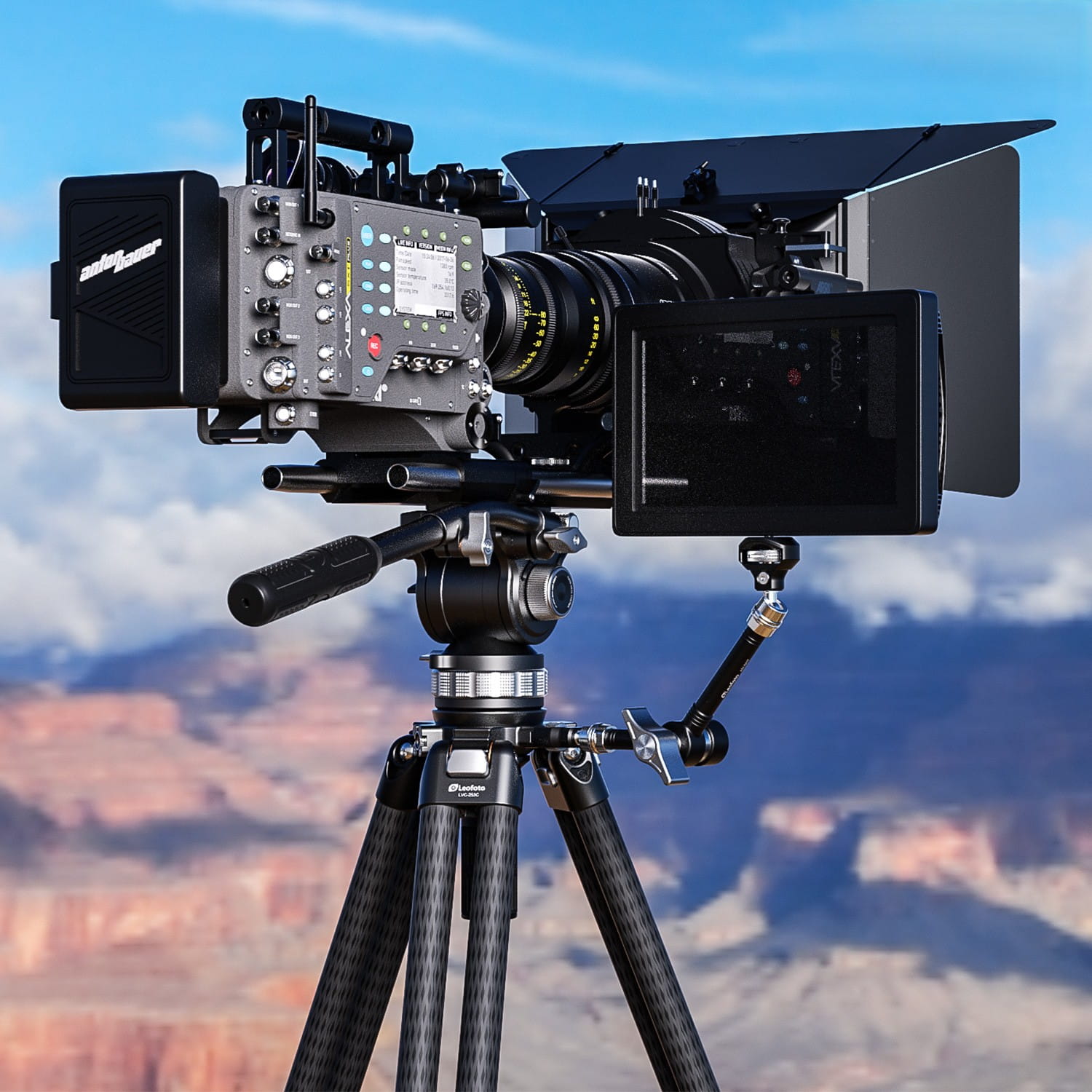 leofoto lvc-253c+bv-15 carbon fiber statyw