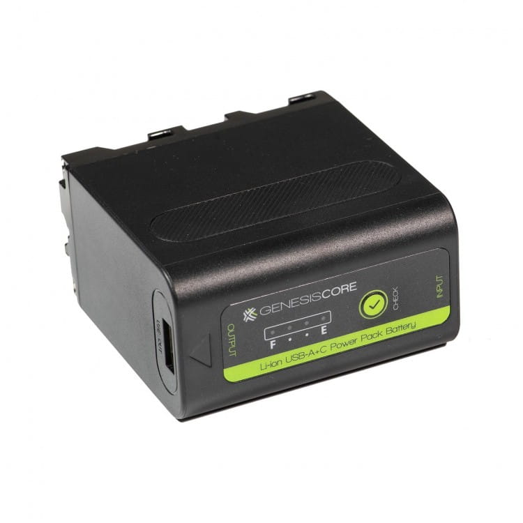 genesis core akumulator typu np-f970 7.2v 7800mah usb-a+c