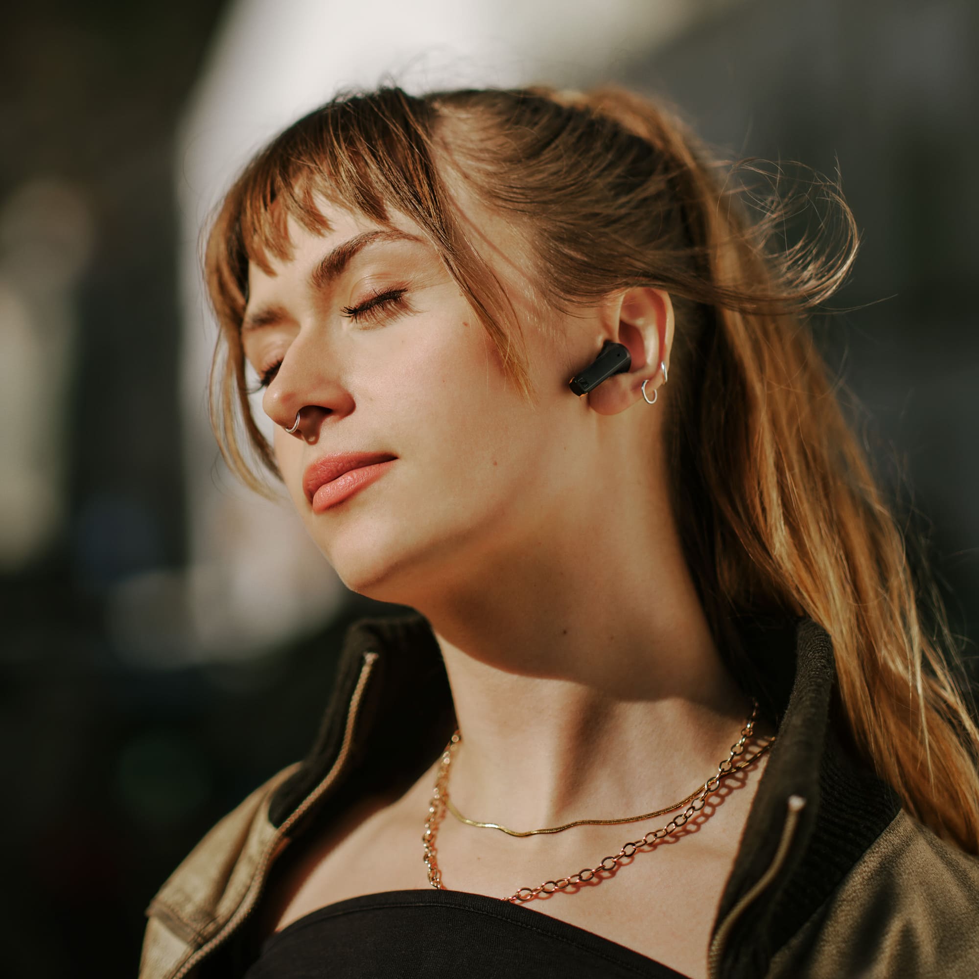 słuchawki bezprzewodowe sennheiser accentum open czarny