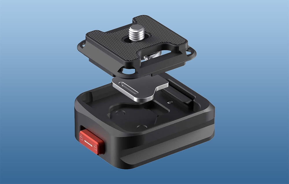 szybkozłączka z mocowaniem na tripod