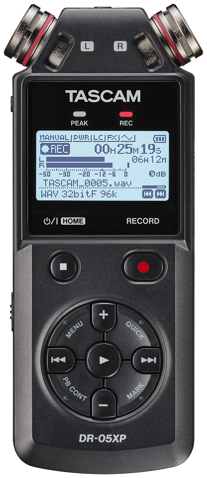 tascam dr-05xp - przenośny rejestrator cyfrowy z interfejsem usb