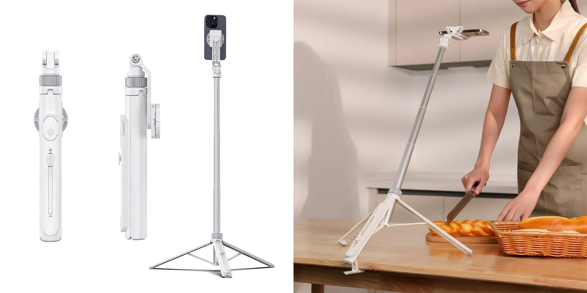 selfie stick ulanzi tt88, biały