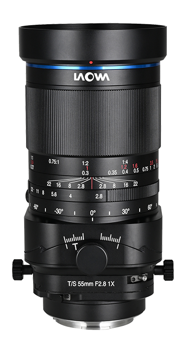Obiektyw Laowa 55 mm f/2,8 Tilt-Shift 1x Macro do Canon RF