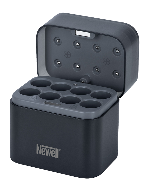 Ładowarka 8-kanałowa Newell do akumulatorów Li-ion/Ni-MH