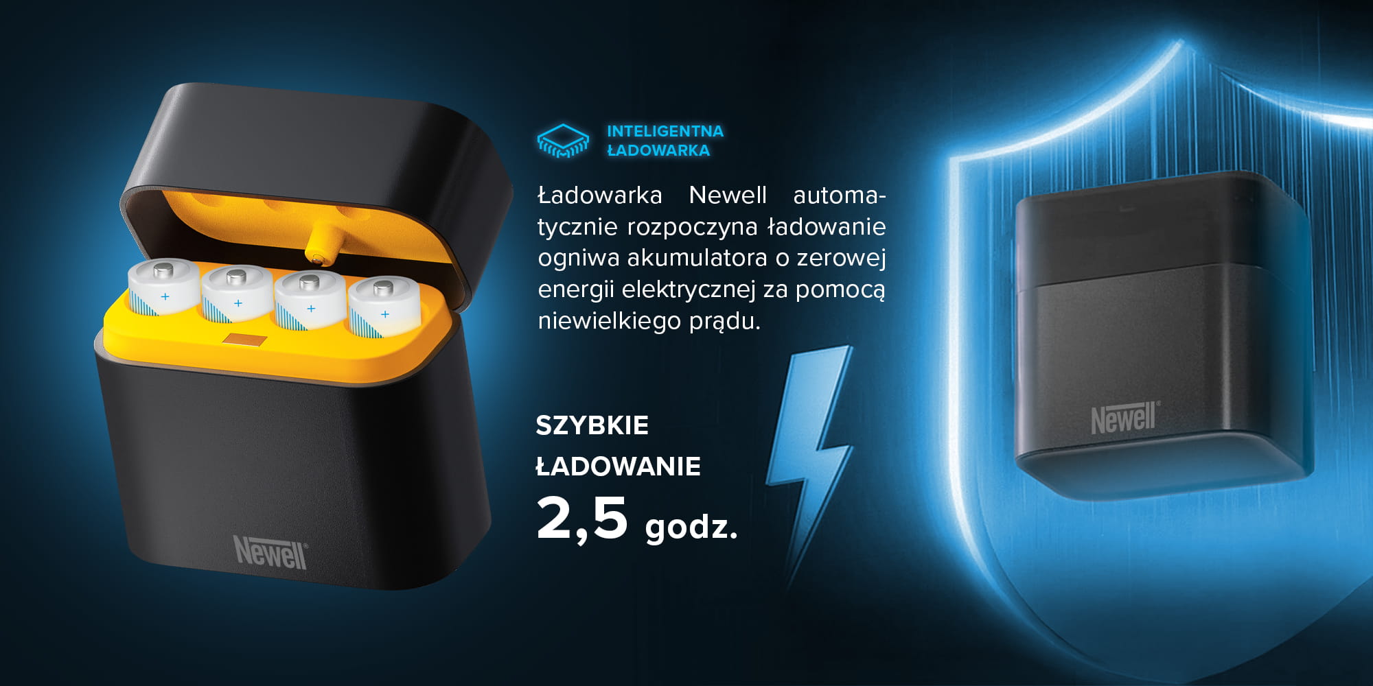 ładowarka newell do akumulatorów li-ion