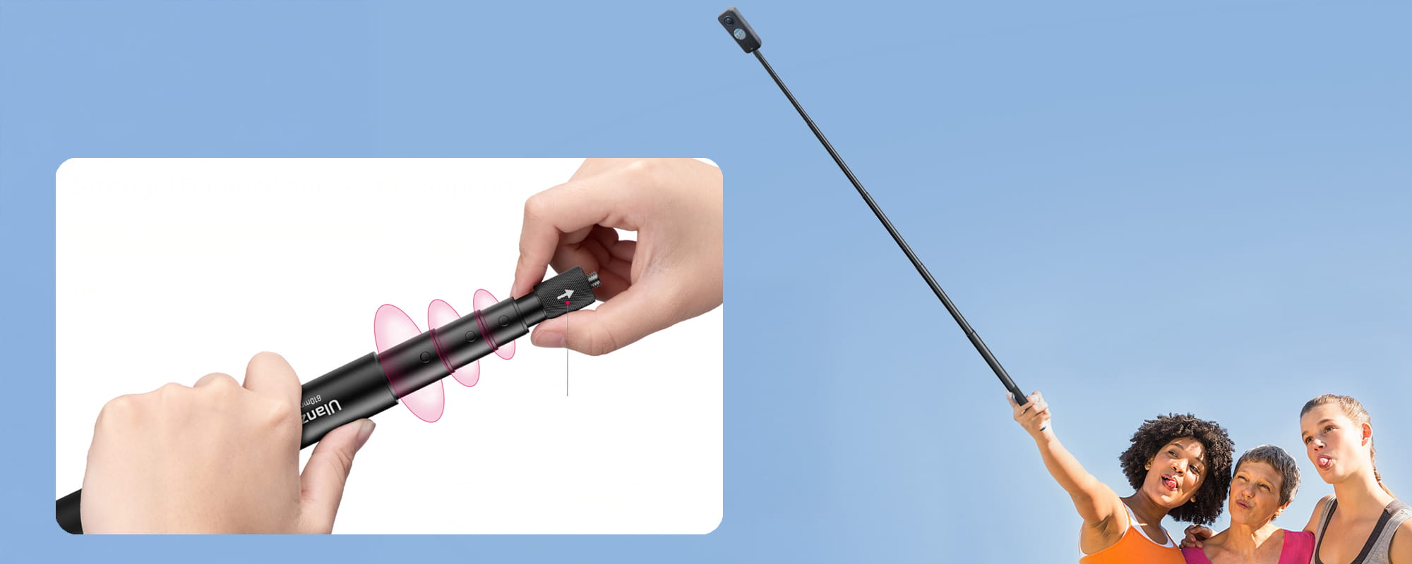 selfie stick ulanzi