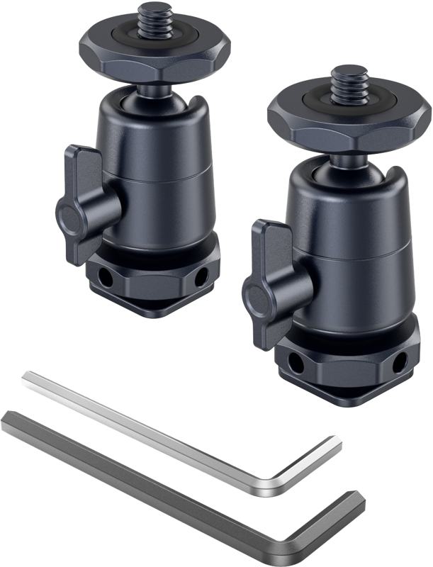 SmallRig 2948 BallHead Mini z wymiennym mocowaniem Cold Shoe 2szt. 