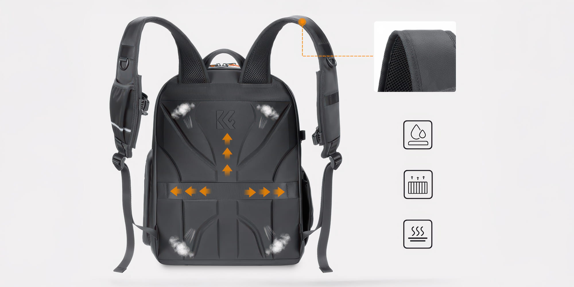 plecak fotograficzny k&f concept nature wander 09 25 l - czarny