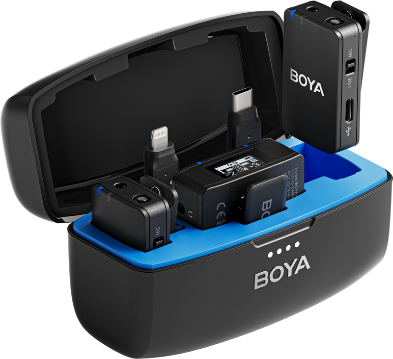Wszechstronny mikrofon bezprzewodowy Boya BoyaMIC 2.4GHz