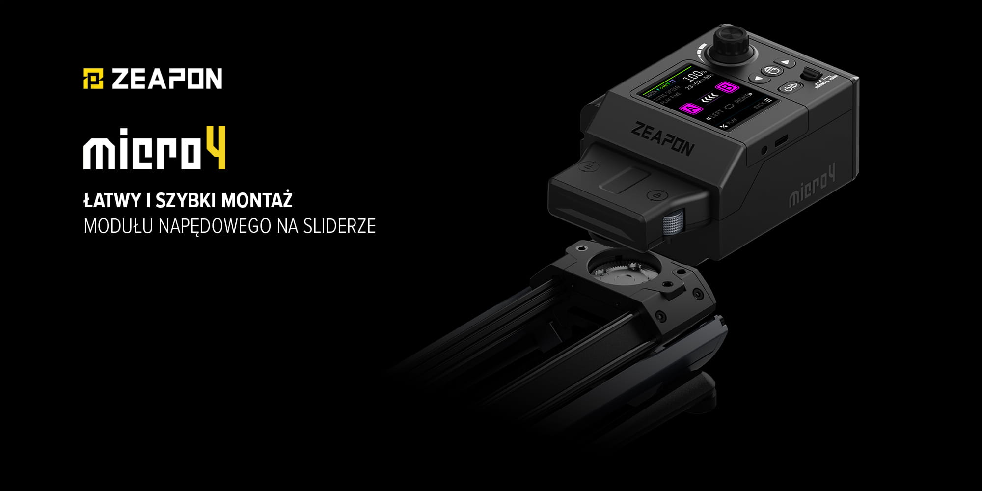 napęd do slidera zeapon micro 4