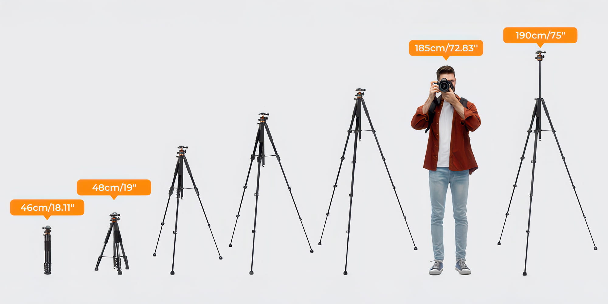 statyw k&f concept s255a3 z głowicą kulową bh-36 i uchwytem na telefon