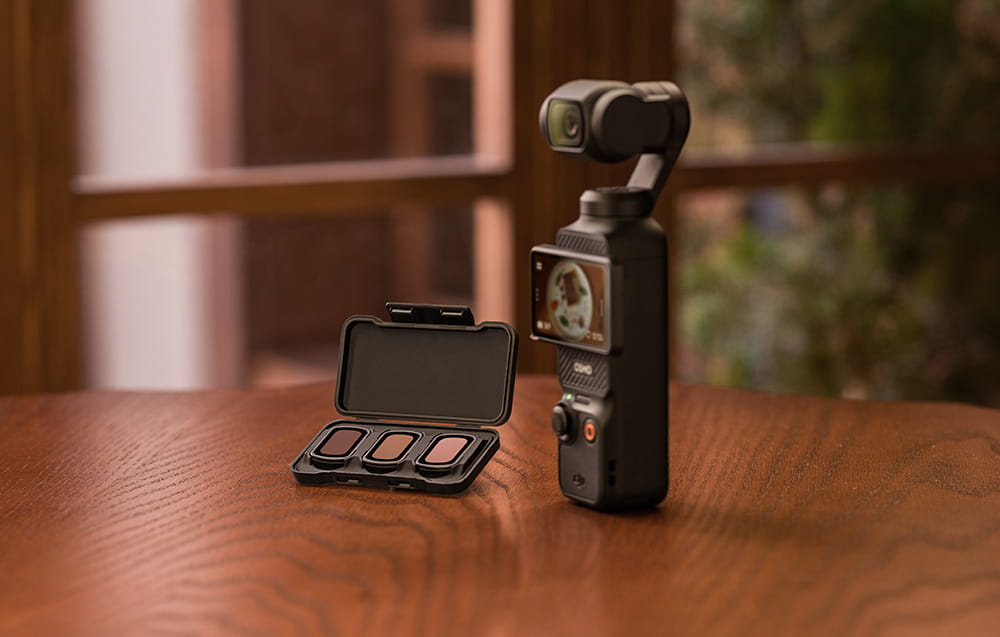 zestaw magnetycznych filtrów dji nd 16/64/256 do kamery dji osmo pocket 3