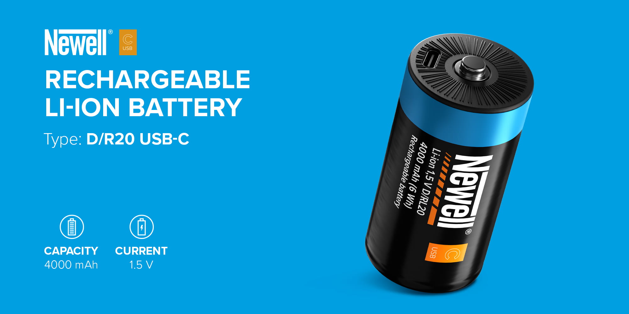 akumulator newell d/r20 usb-c 4000 mah