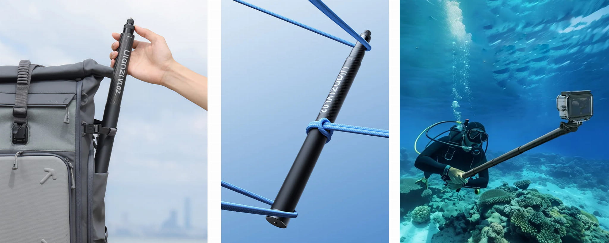 selfie stick ulanzi vl02 - 270 cm