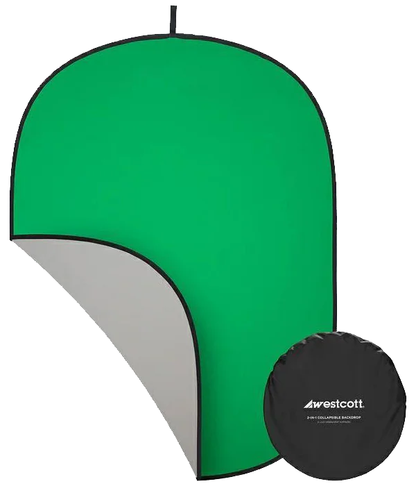 Składane tło 2 w 1 Westcott Gray & Green Screen