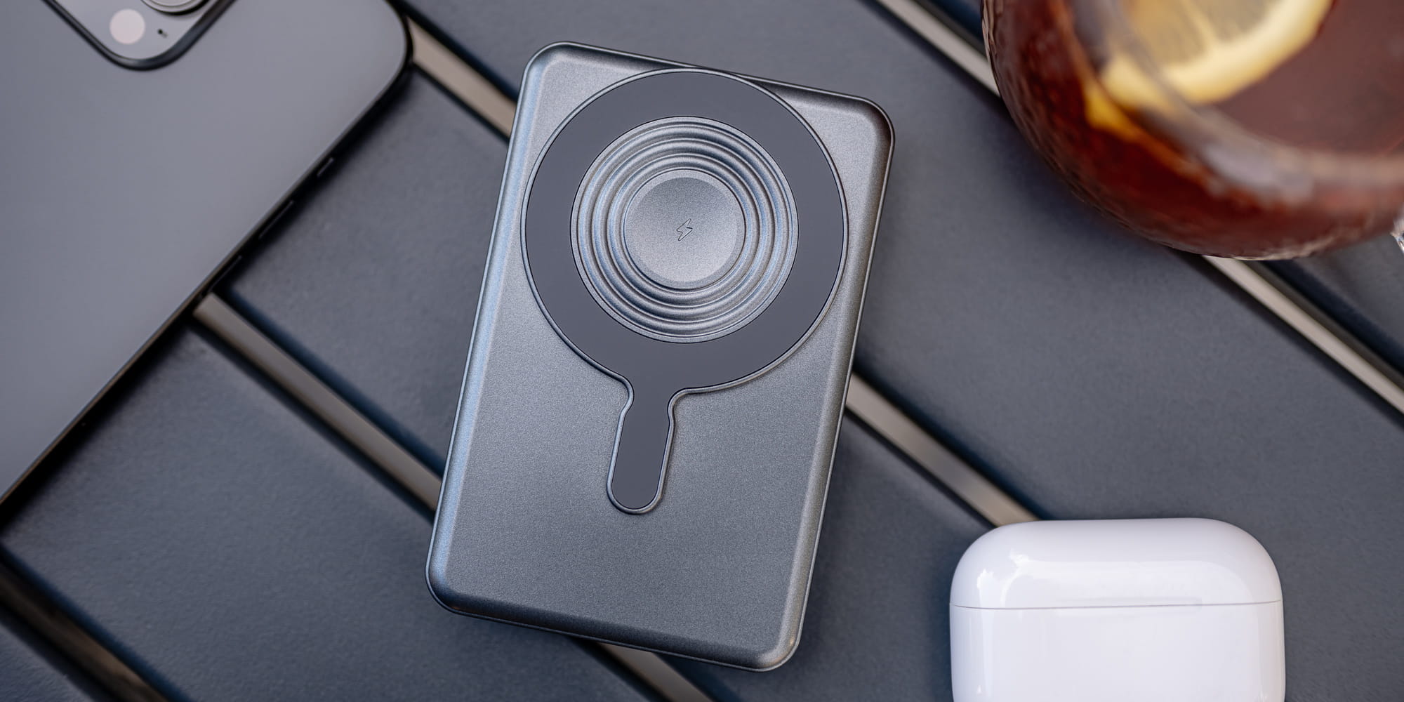 power bank newell ms-10000 pro magsafe 10000 mah 2x usb-c - szary