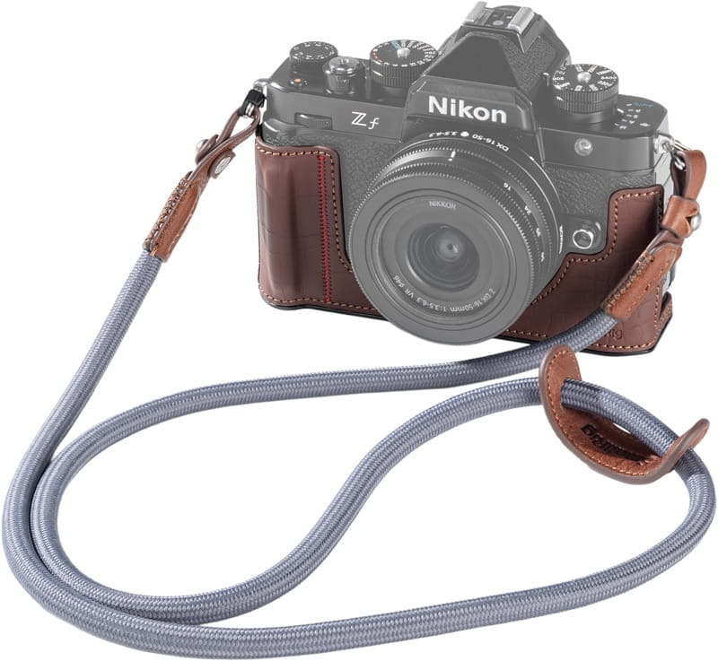 skórzany futerał smallrig 5096 do aparatu nikon z f brązowy