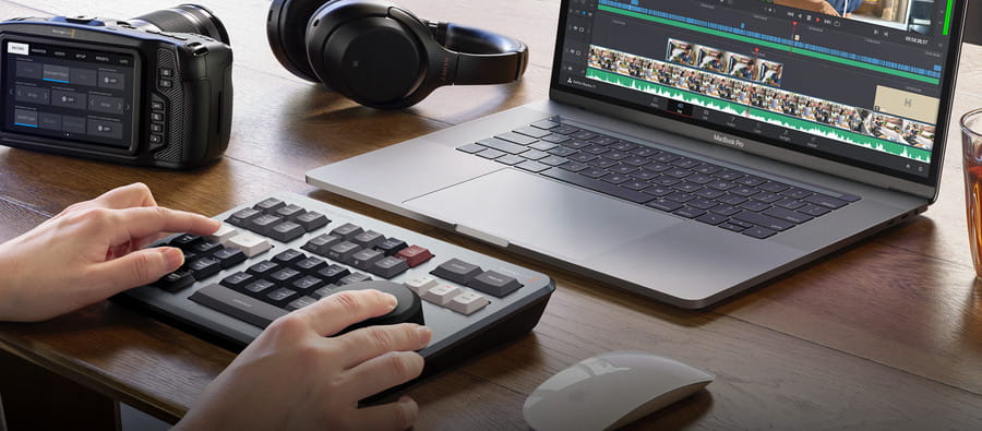 blackmagic design davinci resolve speed editor + davinci resolve studio (klucz licencji)
