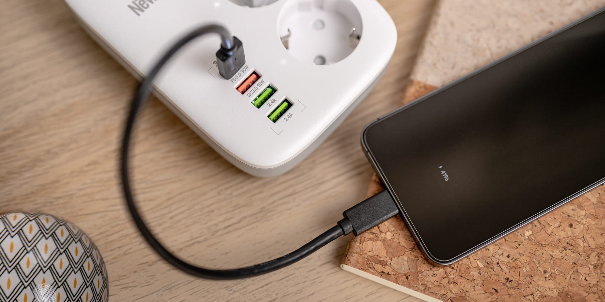 listwa zasilająca newell power office wifi pd 30w