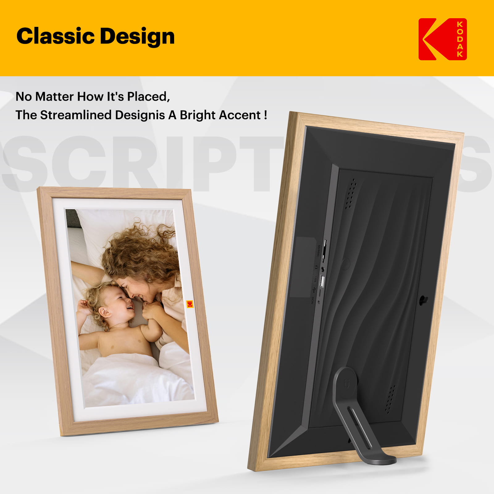 kodak ramka cyfrowa do zdjęć rcf-1561w burlywood